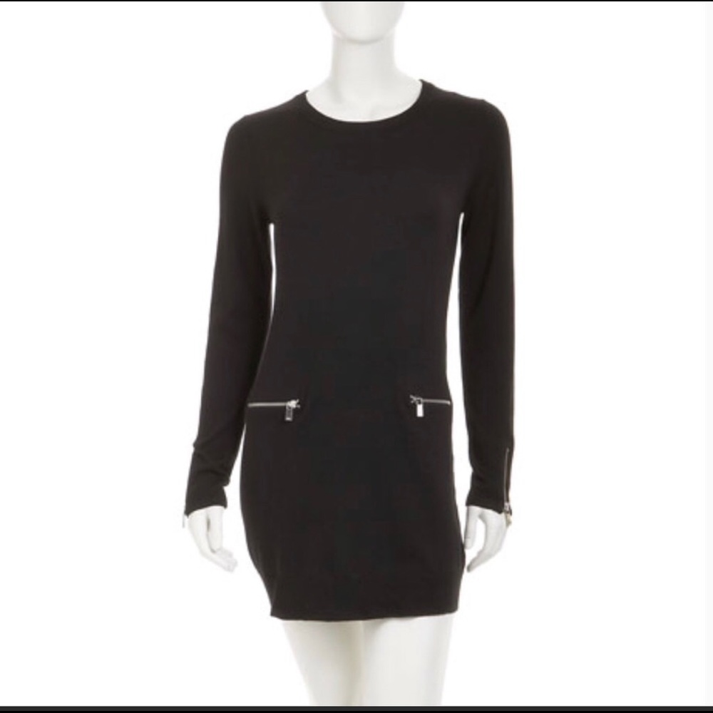 Micheal by Michael Kors black knit dress